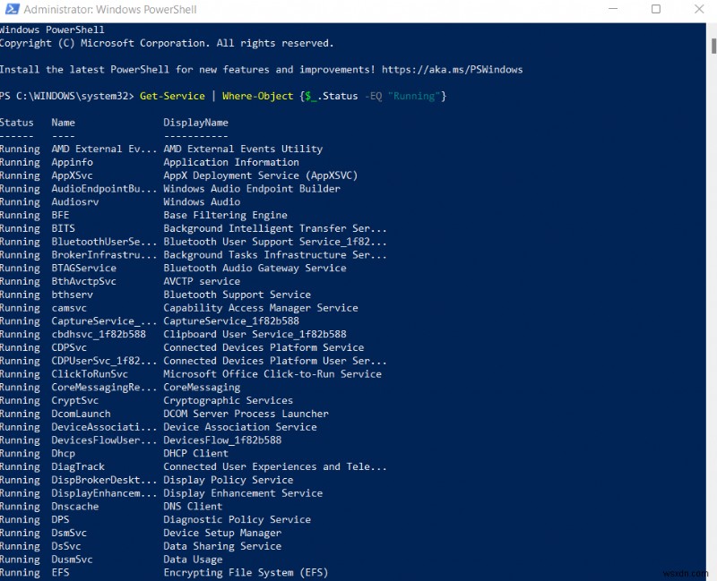 PowerShellとコマンドプロンプトでWindowsサービスを簡単に一覧表示する方法