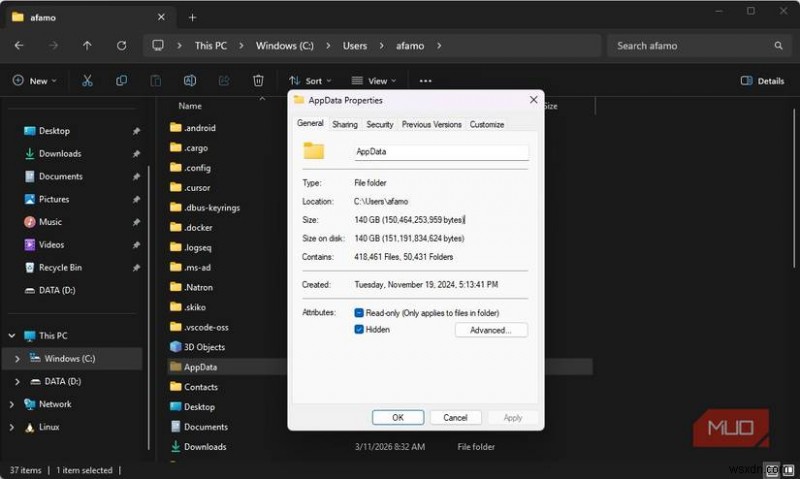 Windowsの隠しフォルダーが50GBものディスク領域を消費する理由――実証済みクリーンアップガイド