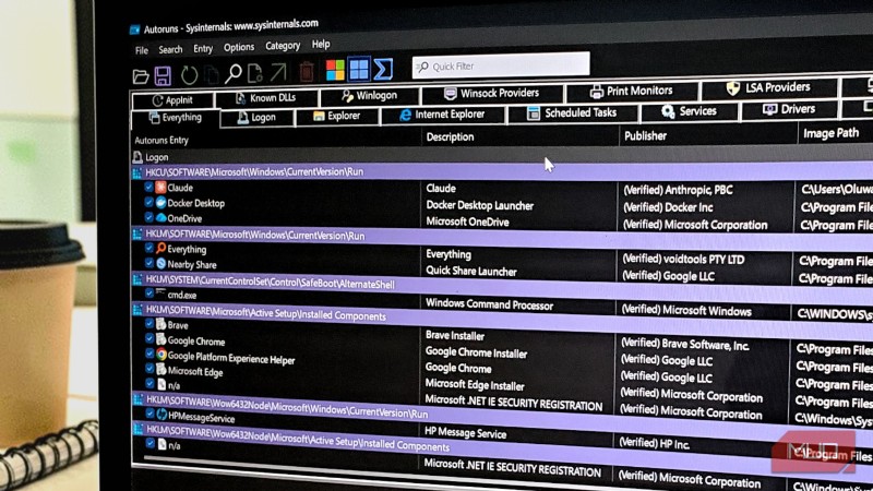 タスクマネージャーに表示されないWindowsのスタートアップアプリ──隠れた常駐プログラムの正体を暴く「Autoruns」