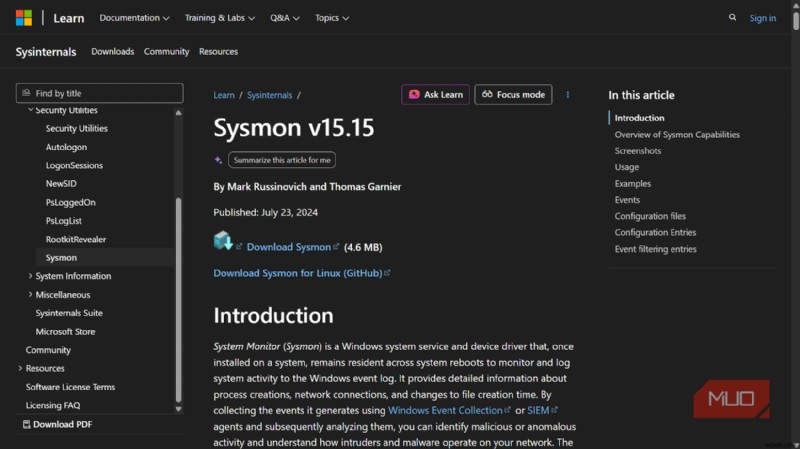 Windowsの隠れた監視ツール「Sysmon」でPC内部の動きを徹底記録する方法