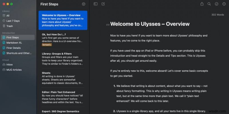 UlyssesがmacOS最高のライティングアプリと言われる7つの理由