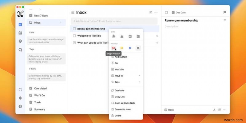 TickTickがMacユーザー向けのプレミアムタスク管理アプリである理由