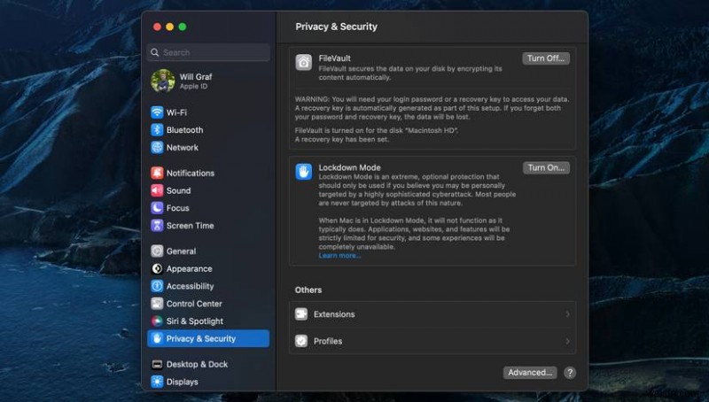 macOS Venturaのロックダウンモードとは？設定方法と活用ポイントを徹底解説