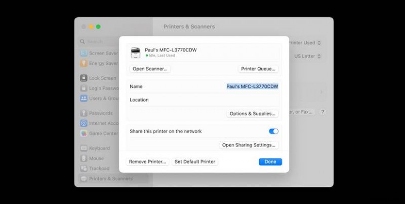 Macのプリンター名・AirDrop・ホスト名など、デフォルト名を変更する4つの方法