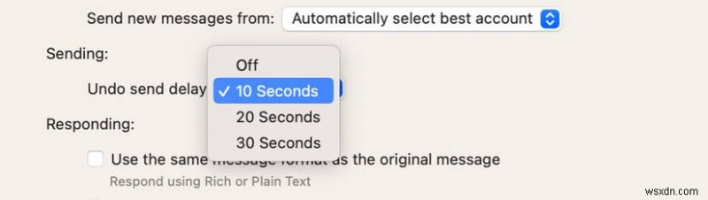 iPhone・iPad・MacのApple Mailで「送信取り消し」の猶予時間を延長する方法
