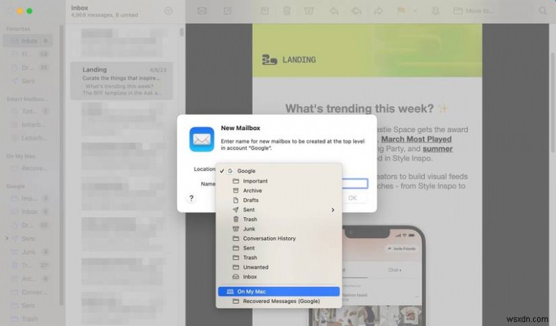 Apple Mailをマスター:Macで数分でできるメールボックスの作成・名前変更・削除