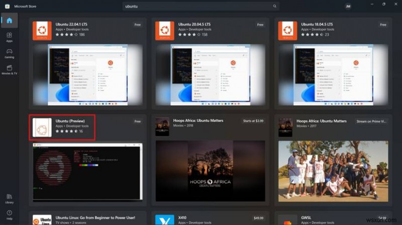 WSL用Ubuntu PreviewでWindows上にUbuntuデイリービルドを導入する方法