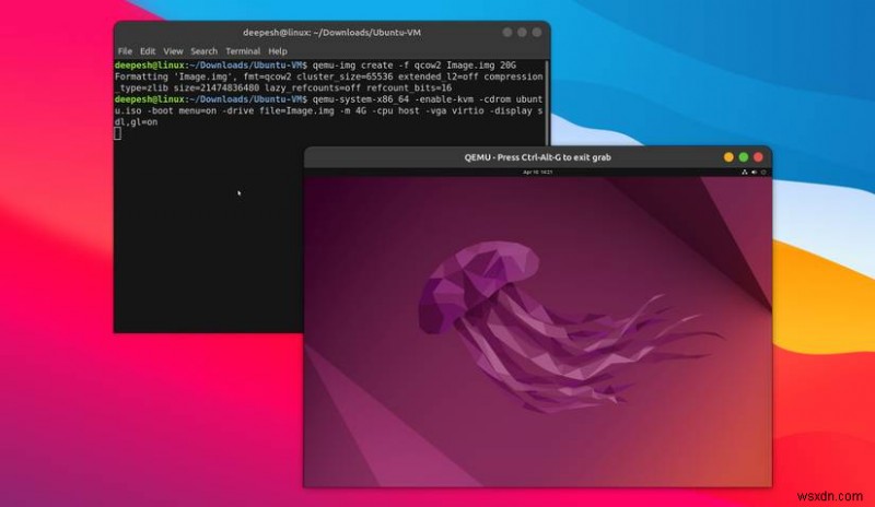 ステップバイステップガイド:QEMUを使ってUbuntu仮想マシンをインストールする方法