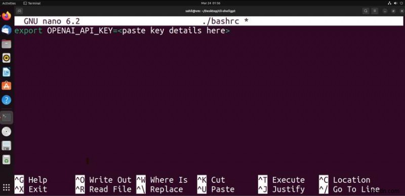 ShellGPTでUbuntuターミナルからChatGPTを操作する方法：クイックセットアップガイド