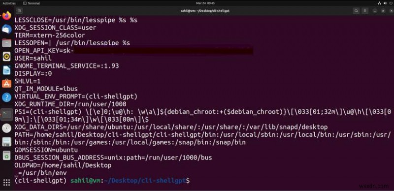 ShellGPTでUbuntuターミナルからChatGPTを操作する方法：クイックセットアップガイド