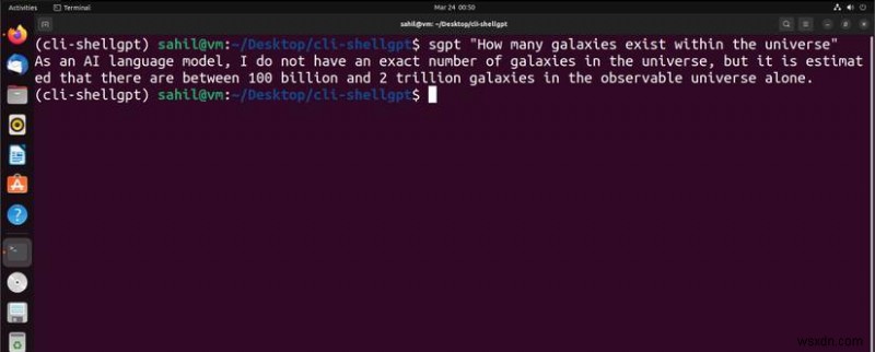 ShellGPTでUbuntuターミナルからChatGPTを操作する方法：クイックセットアップガイド
