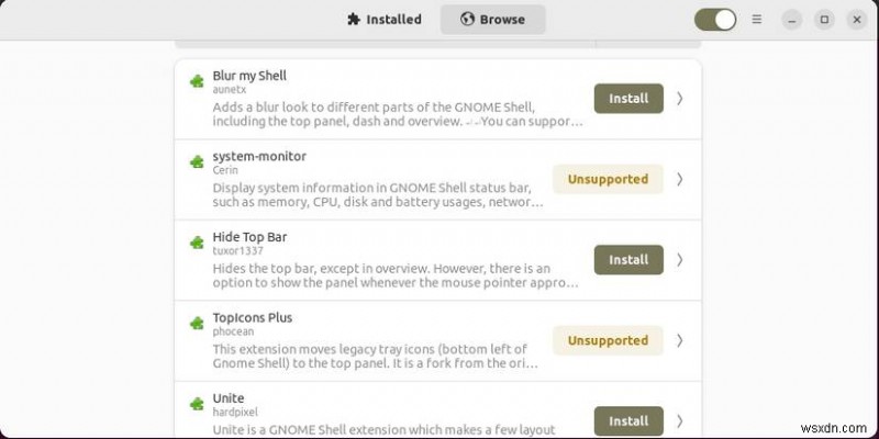 Ubuntuのトップバーを自動非表示にして画面スペースを最大限に活用する方法