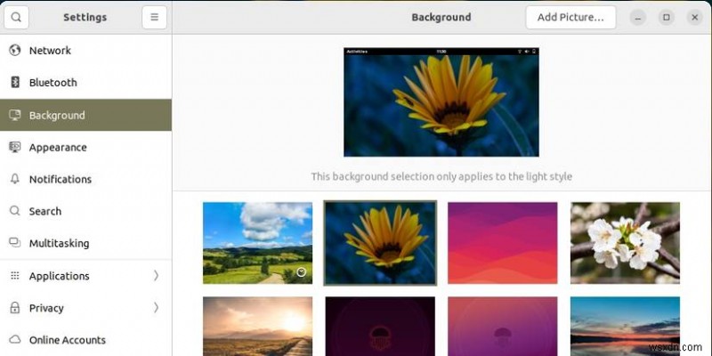Ubuntuのロック画面をカスタマイズ!背景画像の変更方法とぼかし効果の解除手順