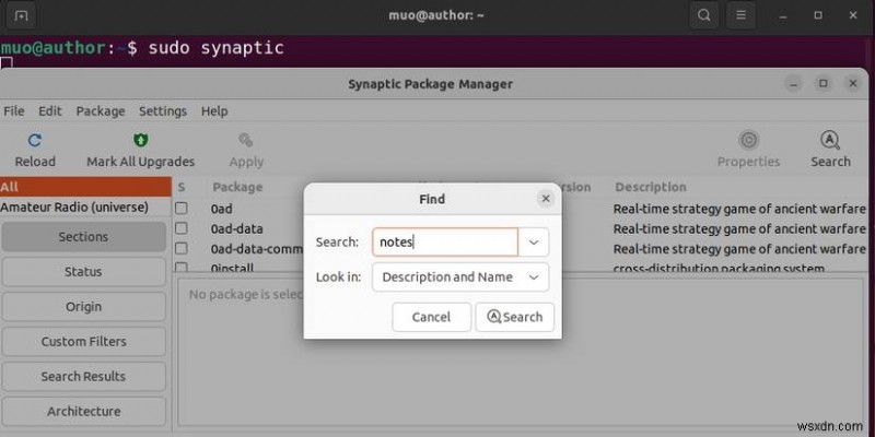 UbuntuにSynapticパッケージマネージャーをインストールする方法|初心者から上級者まで使えるステップバイステップガイド