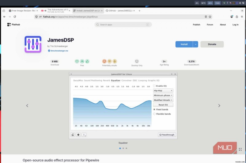 私のLinuxオーディオ体験を一変させた無料アプリ「JamesDSP」