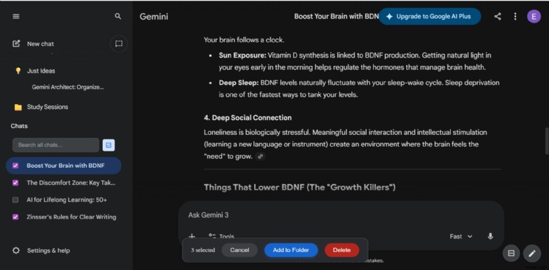Google Geminiのチャットをフォルダ整理！Chrome拡張機能「Gemini Architect」徹底レビュー