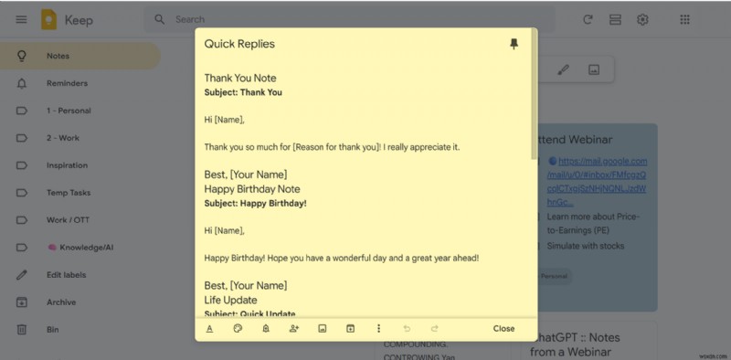 生産性を高める:ワークフローを簡素化するGoogle Keepの隠れた7つの活用術