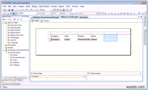 SQL Server Reporting Services（SSRS）でレポートを作成・編集・エクスポートする方法