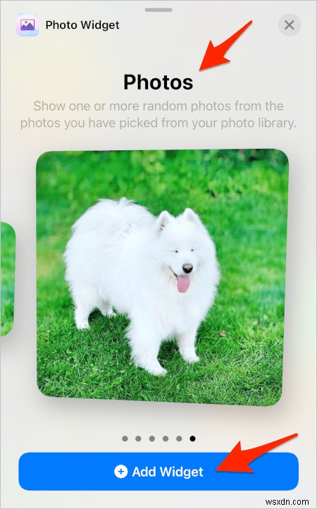 iOSの写真ウィジェットをカスタマイズ!ホーム画面にお気に入りの画像だけを表示する方法