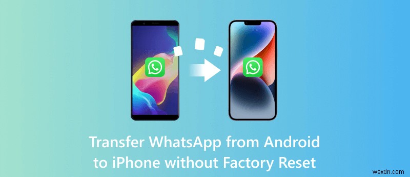 初期化せずにAndroidからiPhoneへWhatsAppを移行する方法【設定後でもOK】