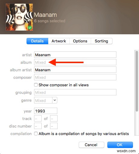 iTunesでアルバムが分割される原因と対処法|トラックを1つのアルバムにまとめる方法