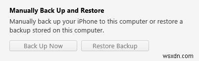 Windows 10/11でiTunesの「今すぐバックアップ」ボタンがグレーアウトする問題を解決する方法|ステップバイステップガイド