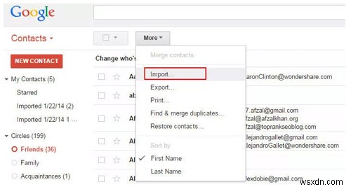 CSVからAndroidに連絡先をインポートする3つの実証済み方法