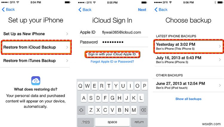 iCloudからiPhoneへメモを転送する4つの確実な方法