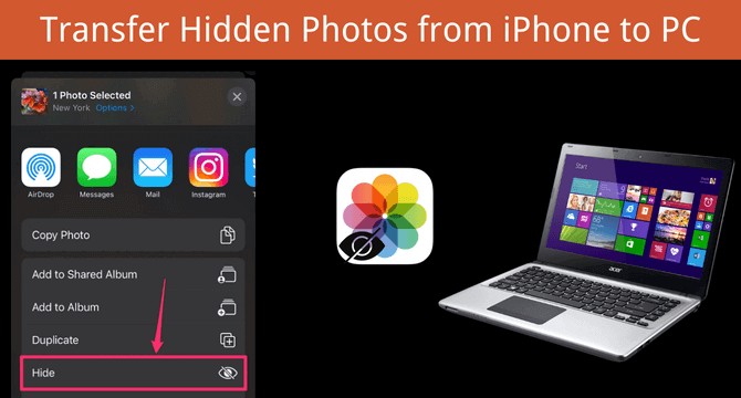 iPhoneの非表示写真をPCに転送する3つの実証済み方法【完全ガイド】