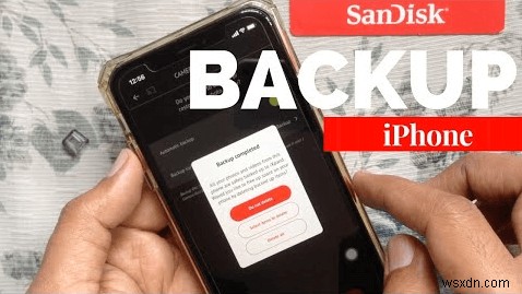 iPhoneをSanDiskドライブに安全にバックアップする方法【3つの手段を徹底解説】