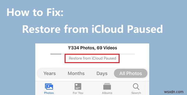 iPhoneで「iCloudからの復元が一時停止されました」と表示される原因と7つの実証済み解決策