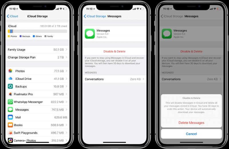 iCloudの空き容量を取り戻す!メッセージがストレージを圧迫する原因と対処法