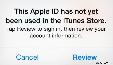 「このApple IDはiTunes Storeで使用されていません」エラーの解決法 – 5つのクイックフィックス