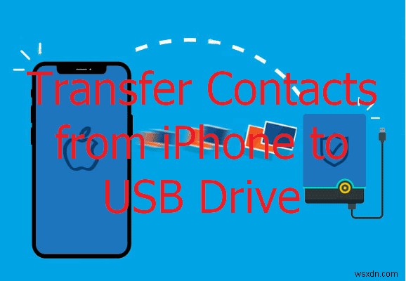 iPhoneの連絡先をUSBメモリに安全に転送する3つの簡単な方法
