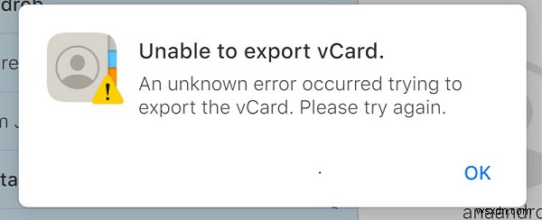 iCloudでvCardをエクスポートできない時の解決法:実証済み3つの対策