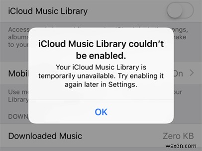 【保存版】「iCloudミュージックライブラリを有効にできません」エラーの対処法7選