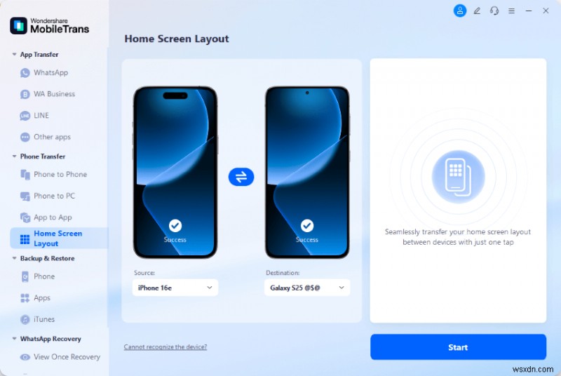 iPhoneのホーム画面レイアウトをSamsungに簡単に移行する方法