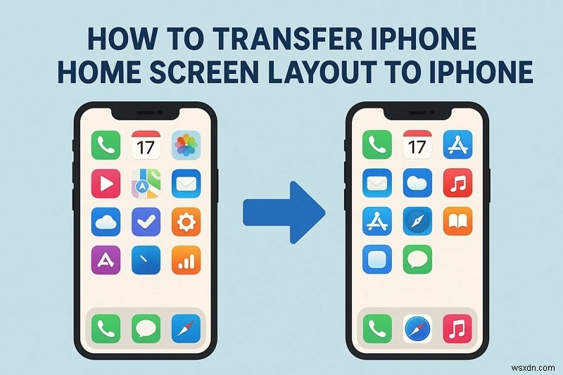 iPhoneのホーム画面レイアウトをそのまま移行!失敗しない4つの転送方法