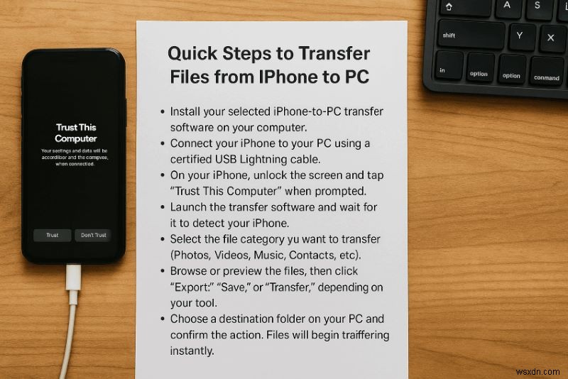 2026年版｜iPhoneからPCへの無料転送ソフトおすすめTOP3 – 高速・安全・iTunes不要
