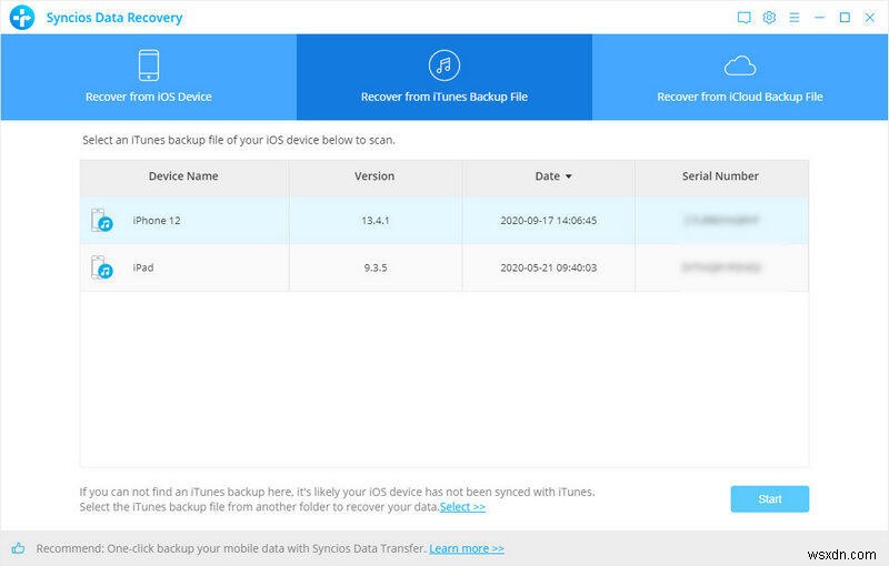 Syncios Data Recoveryを使ってiPhoneのKik・Viberチャット履歴を復元する方法