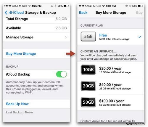 iPhoneの「iCloudストレージの空き容量が不足しています」エラーを解決する方法
