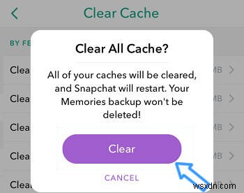 Snapchatのキャッシュとデータを削除してiPhoneのストレージを効率的に空ける2つの方法