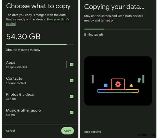 セットアップ後にPixelスマートフォン間でデータを転送する方法|リセット不要の5つの解決策