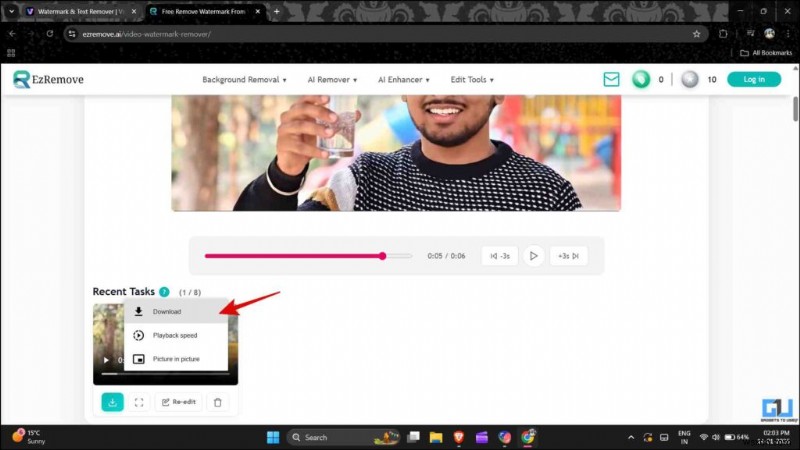 無料で使えるAI動画ウォーターマーク除去ツール2選を実際に試してみた結果