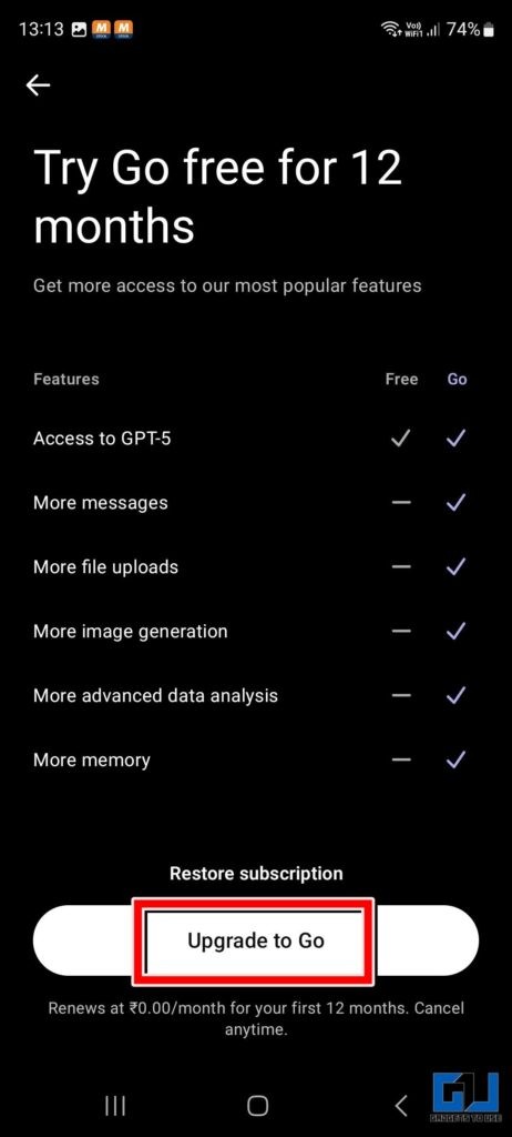 ChatGPT Goを12か月無料で使う方法|更新時の予期せぬ請求を防ぐAutopayキャンセル手順