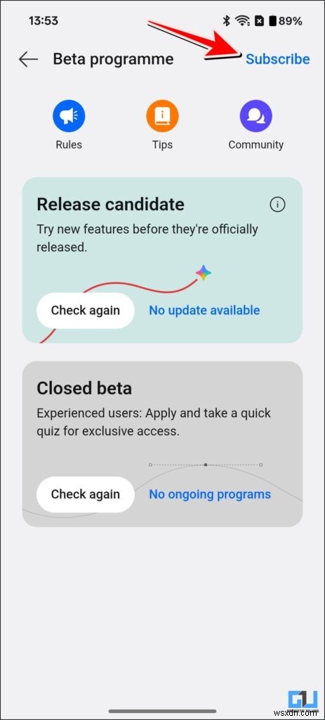 【画像付き解説】OnePlus端末でOxygenOS 16オープンベータに登録する方法
