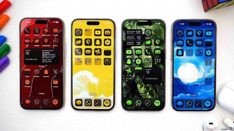 生産性が上がる美しいiPhoneホーム画面レイアウト12選｜おすすめのカスタマイズ術
