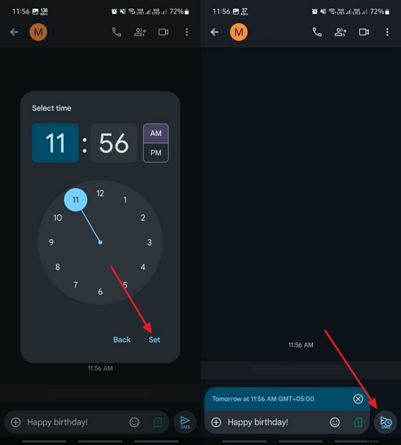 スマホの機種を問わずテキストメッセージを簡単に予約送信する方法：完全ステップバイステップガイド
