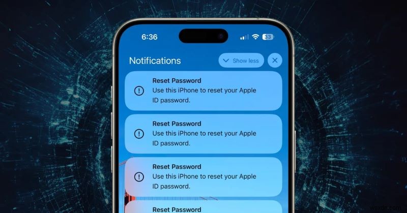 「このiPhoneでApple IDパスワードをリセット」通知が届く原因と5つの対処法