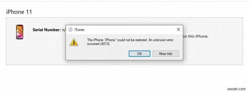 iPhoneエラー4013を解決する6つの実証済み対処法|復元できない時の原因と直し方